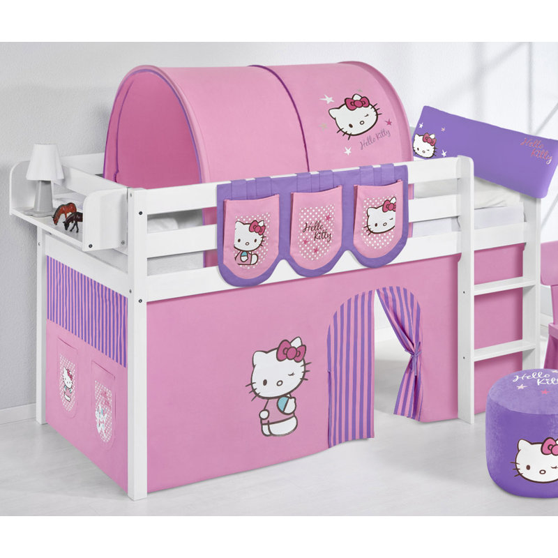 Hello Kitty Kids Loft Bed, Purple, Single (3')