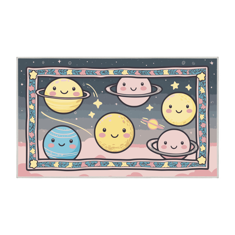 Tapis pour enfant Zoomie, Rectangulaire 2 pi x 3 pi