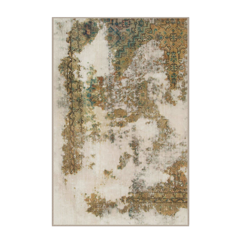 Abstract Indoor Rug, Rectangle 5' x 7'