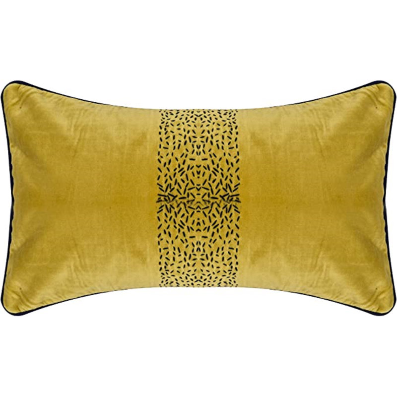 Housse de coussin rectangulaire 100% coton