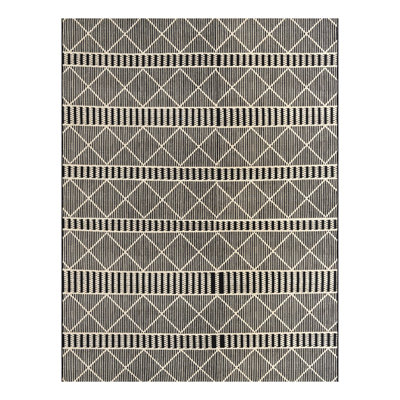 Black Dalyan Indoor/Outdoor Trellis Rug