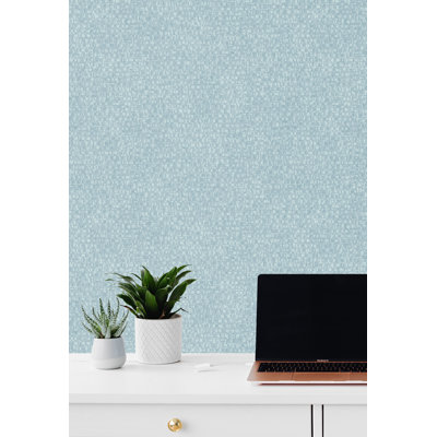 Seabrook Designs Metallic Marcella Abstract Geo Unpasted Wallpaper