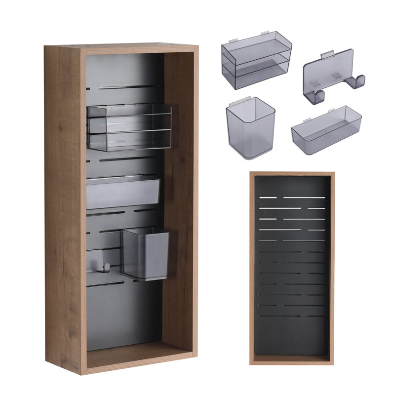 27.56"H Wall-Mounted Bathroom Cabinet without Door