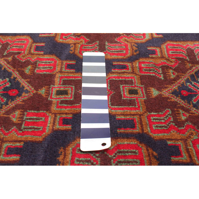 Tapis bleu marine Teimani 3 pi 2 po x 5 pi 5 po