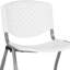 Chaises de vestibule empilables en plastique avec dossiers perforés Oliverson-848270540-809560535