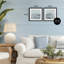 Ensemble de 2 impressions encadrées sous verre Misty Horizon View, design par June Erica Vess-667824410-667824411