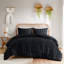 Édredon noir en microfibre pour lit doux-124869754-124869756