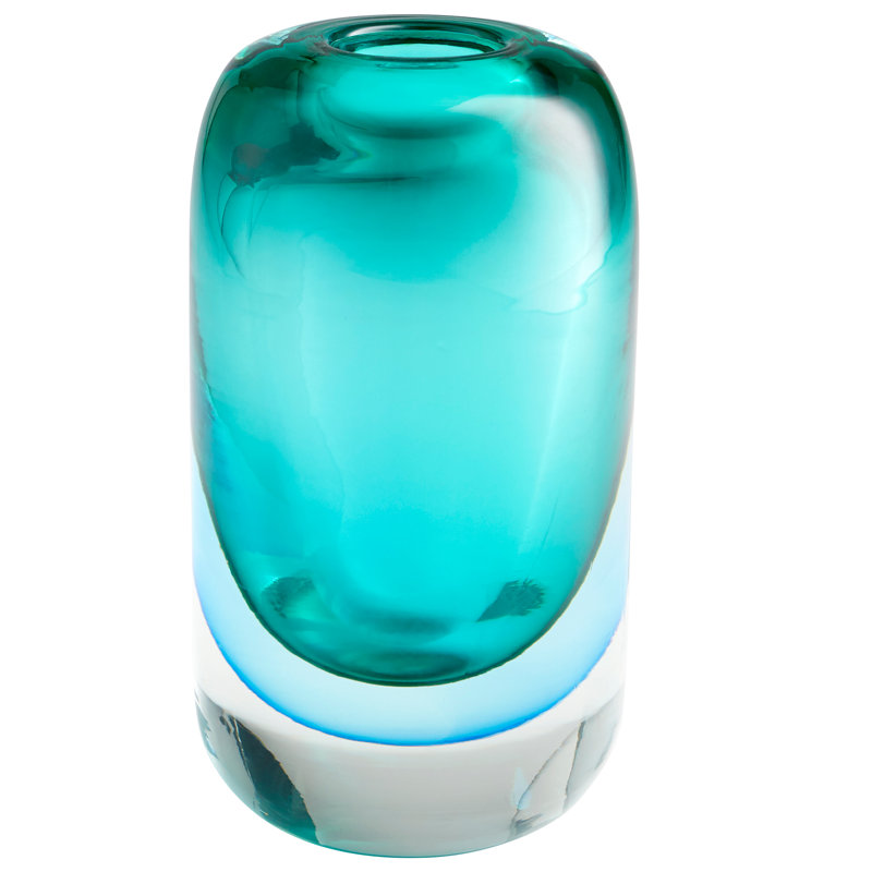 Ophelia Glass Table Vase, 8.75" H x 4.75" W x 4.75" D