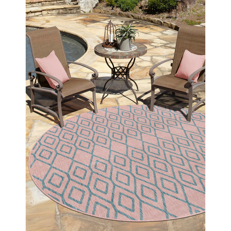 Jill Zarin Turks and Caicos Indoor/Outdoor Rug, Round 10'8"