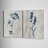 " Indigo Botanical I " 2 - Pieces-1261051094-1261051093-1331053056