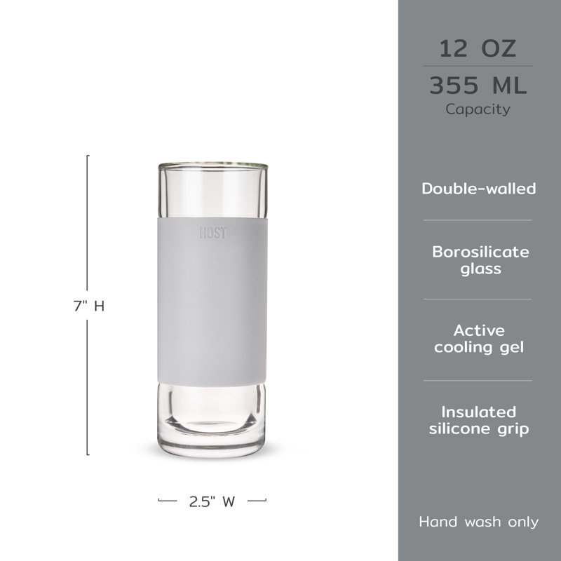 Ensemble de 2 tasses en verre Highball