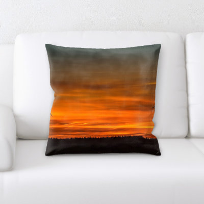Coussin coucher de soleil