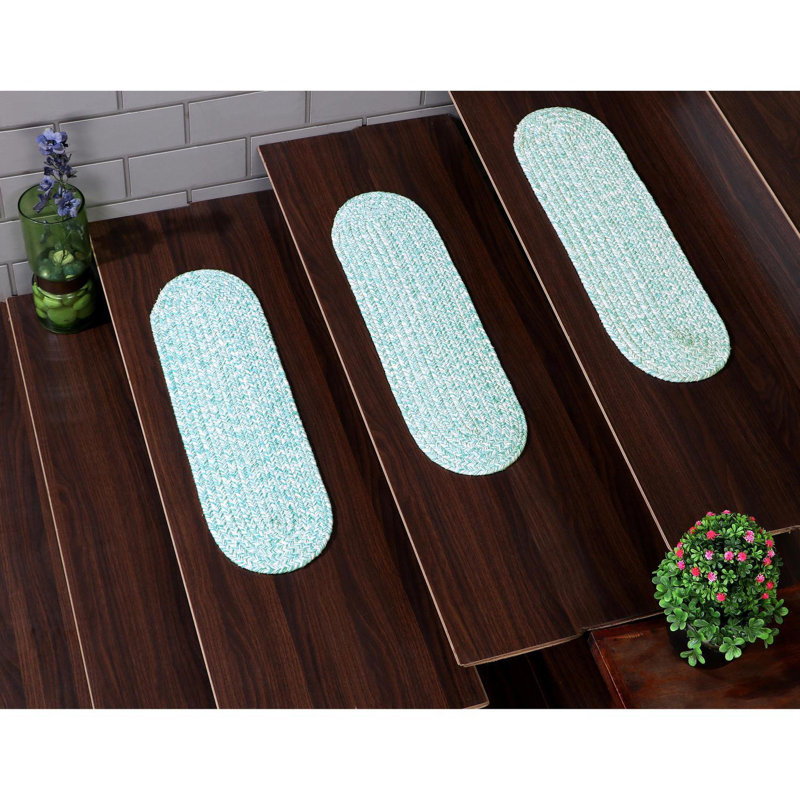 Rustica Stair Tread, Light Blue