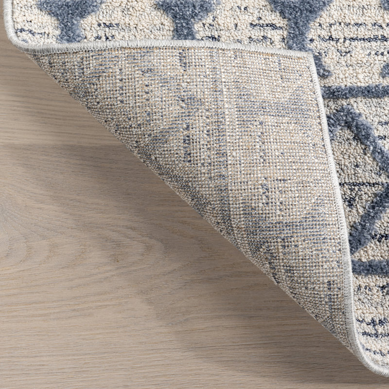 Tapis marocain texturé Cameron, Rectangle 4 pi x 6 pi