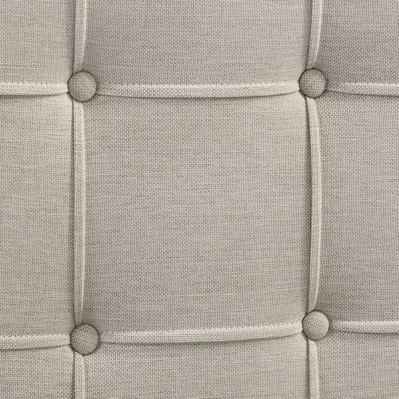 Aidian Upholstered Platform Storage Bed, Beige