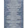 Grundy Berber Stripe Geometric Blue/Ivory Indoor/Outdoor Rug