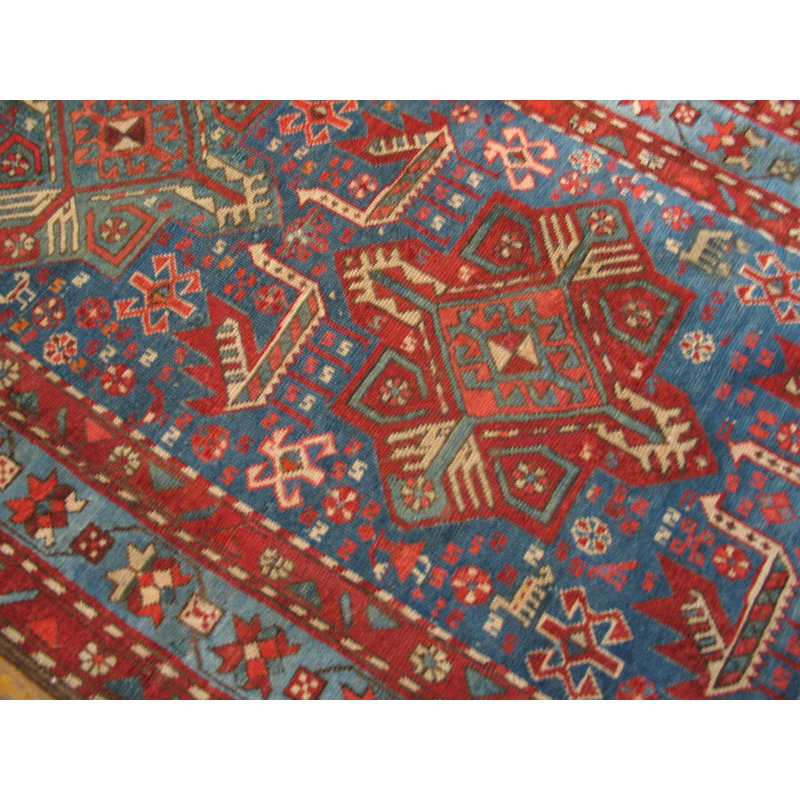 Tapis de couleur blanche antique - Akstafa