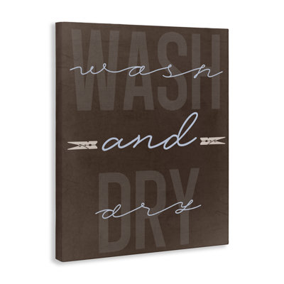 Wash And Dry Brown Canvas, design by Marcus Prime
