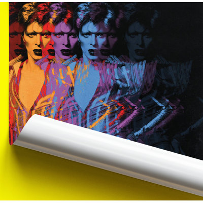  Officiellement sous licence David Bowie - Moonage Daydream Print, affiche d'art - 24 x 36 pouces - reproduction décorative - papier affiche - prêt à encadrer