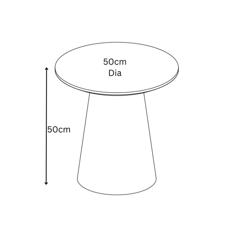 Cashara Pedestal End Table