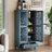 Anadia 55'' Tall Accent Cabinet with Openwork Carving Door and Solid Wood Legs Storage 2-Door Carved Wood Buffet Cabinet With Drawer-1316735372