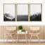 "Noir et blanc, paysage de montagne, illustrations, art moderne, salon, chambre à coucher, bureau", 3 pièces-100781130-100781129