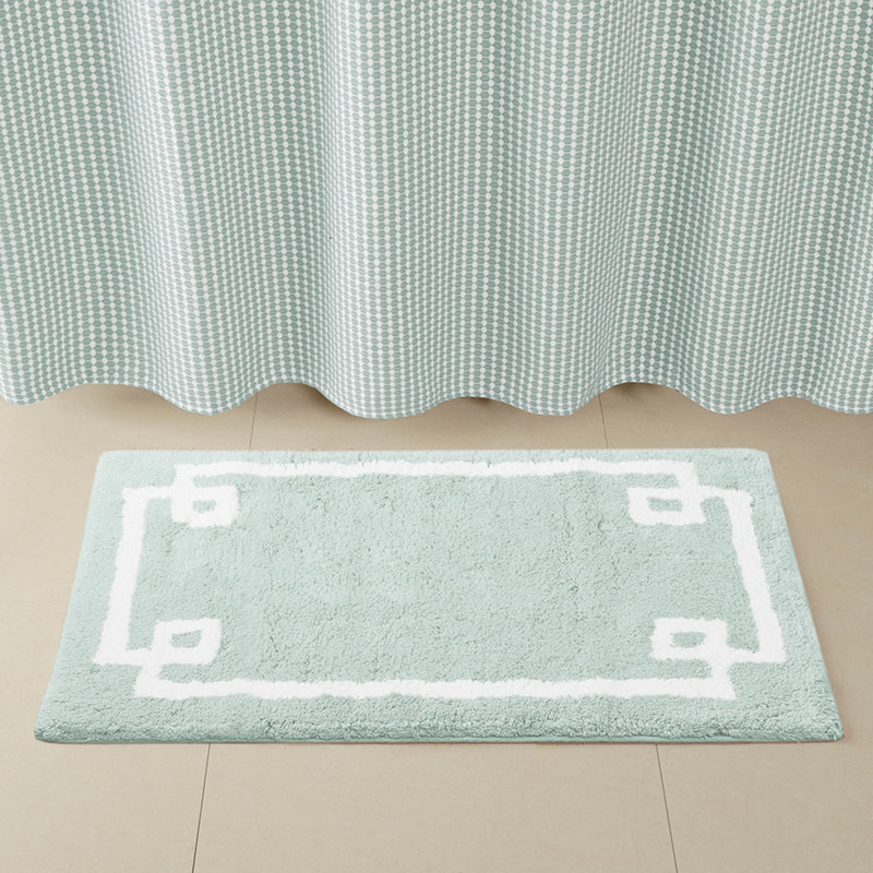 Tapis de bain spacieux en coton touffeté, Écume de mer, écume de mer, L 30 po x l 20 po