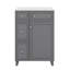Meuble-lavabo 24 po avec deux tiroirs et une porte-695311944