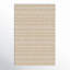 Lila Striped Handwoven Wool/Jute Light Gray Area Rug-272025686