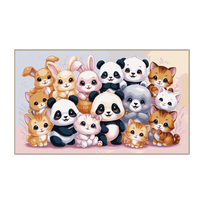 Tapis pour enfants East Urban Home, Rectangulaire 2 pi x 3 pi