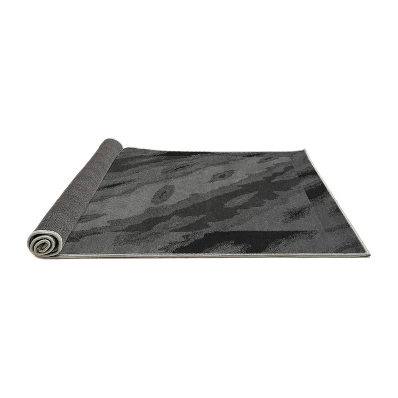 Tapis carré gris tissé à la machine
