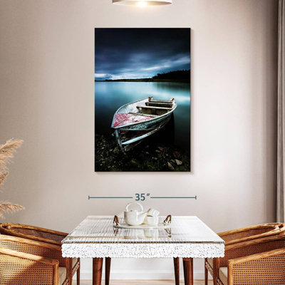 Bateau Mehar sur le rivage