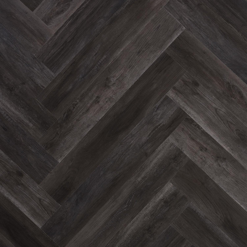 Garfinkel 93.5 cm Wall Paneling (15-pack), Charcoal Black