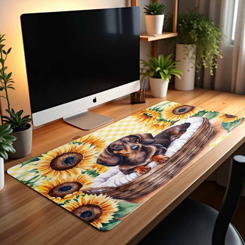 Polyester Desk Pad, 14.4x12.1