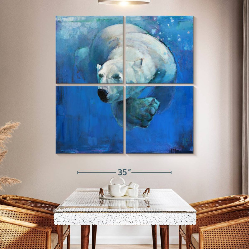 Brampt Deep Blue, 50" H x 50" W