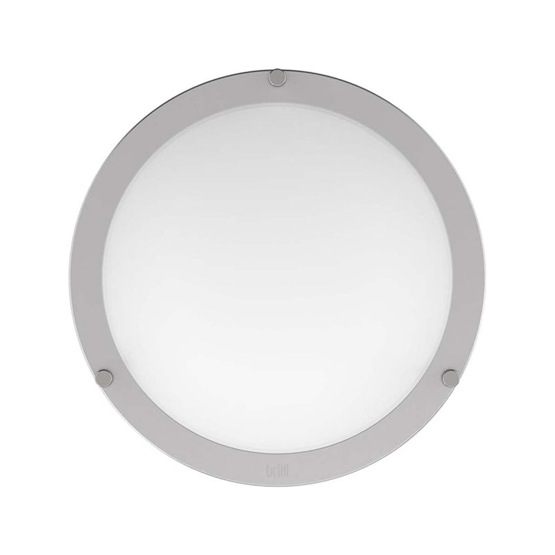 Brushed Nickel 15" LED Flush Mount Ceiling Light