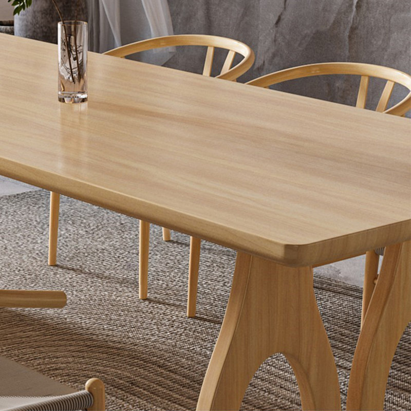 Table de salle à manger Burlywood, H 29,53 po x L 94,49 po x l 35,43 po