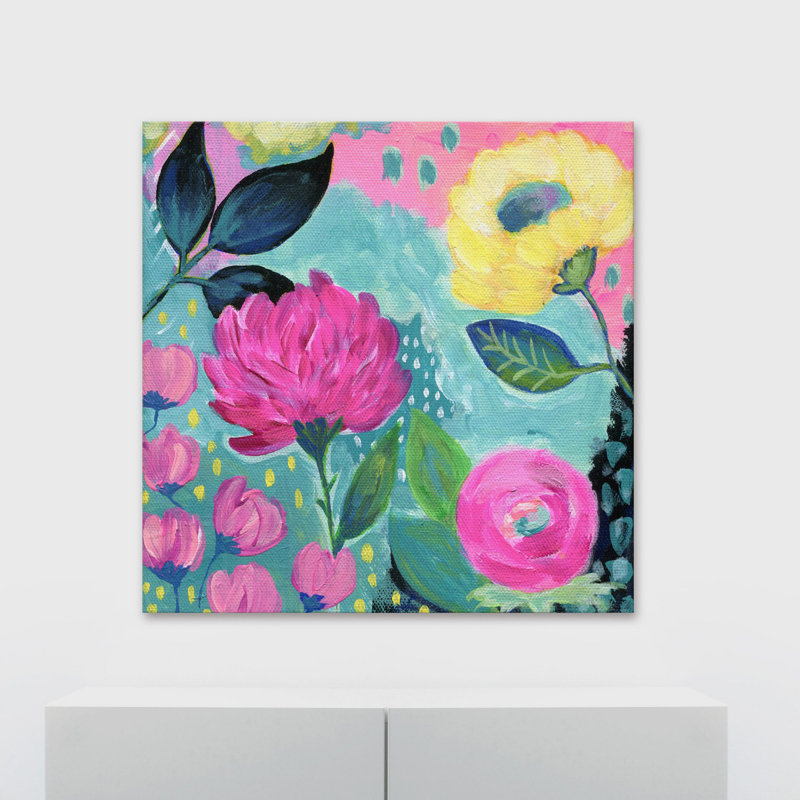 Confident and Strong Print on Wrapped Canvas, 18" H x 18" W x 1.5" D