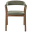 45cm H Fabric Upholstered Upholstered Back Armchair-552037134