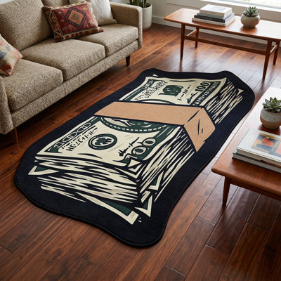 Tapis à motif d'argent
