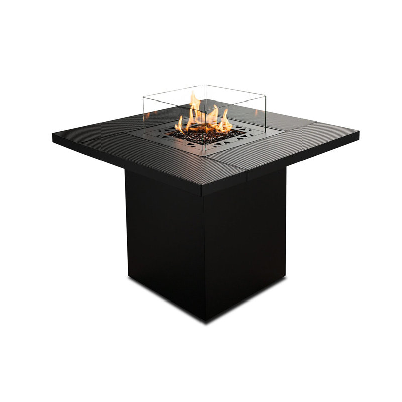 Table de foyer d'extérieur au propane H 31,37 po x l 35,43 po