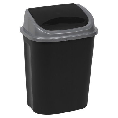 Plastic Swing Top Rubbish Bin