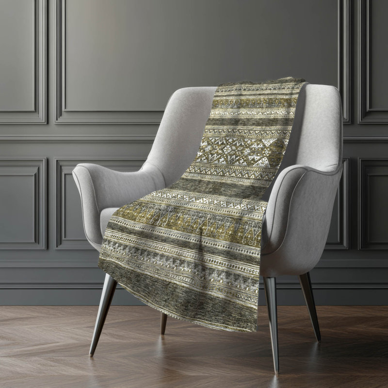Jeté Sherpa ASB714 Southwest Addison, Taupe