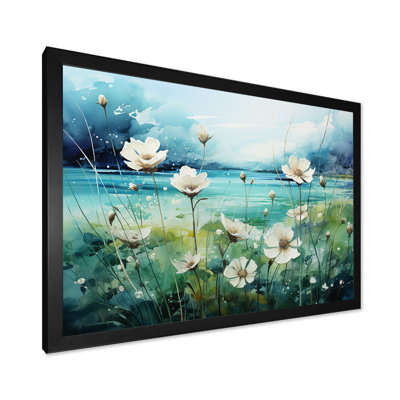 «Misty Flower Meadows II», reproduction sur toile