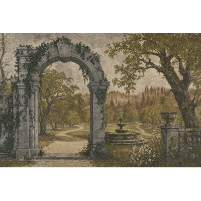 Décoration murale amovible Vintage Stone Archway