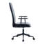 Confortable chaise de bureau réglable, structure en métal noir antique, idéale pour la maison moderne