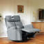 Fauteuil inclinable électrique pivotant à 270 ° - Cuir PU - Coussins rembourrés - Rechargement USB - Capacité de 330 lb?-1903712603