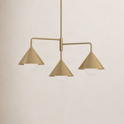 Ireland 3 - Light Geometric Chandelier