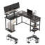 Ivanno L-Shaped Metal Base Computer Desk-1142752078