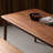 Beautiful Rectangular Dining Table For Home Use Walnut Solid Wood Dining Table-98773809